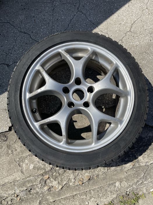 Продавам джанти с гуми за Ауди 5х112 17”