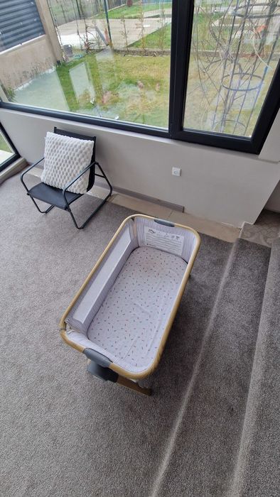 Бебешка кошара Kikka Boo Nanna (Next to me) – като нова, с комарник