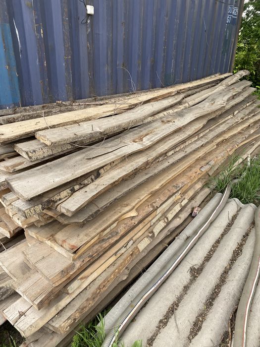Продам не обрезные доски
