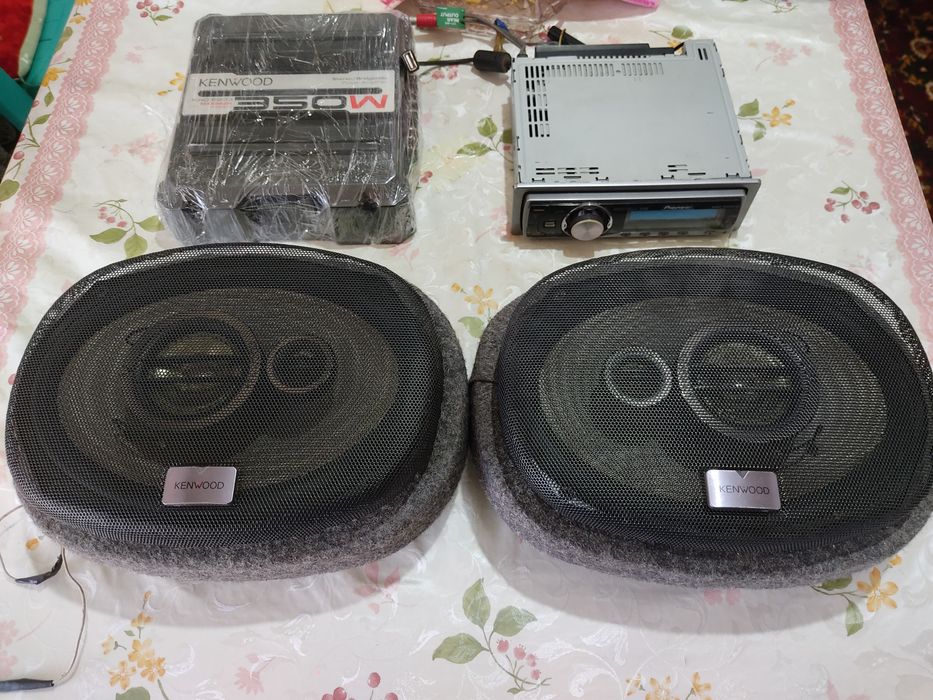 Пионер магнитофон, кенвуд колонка