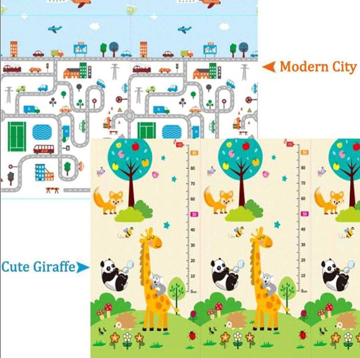 Коврик детский двусторонний-Bolalar uchun gilamcha. dm76