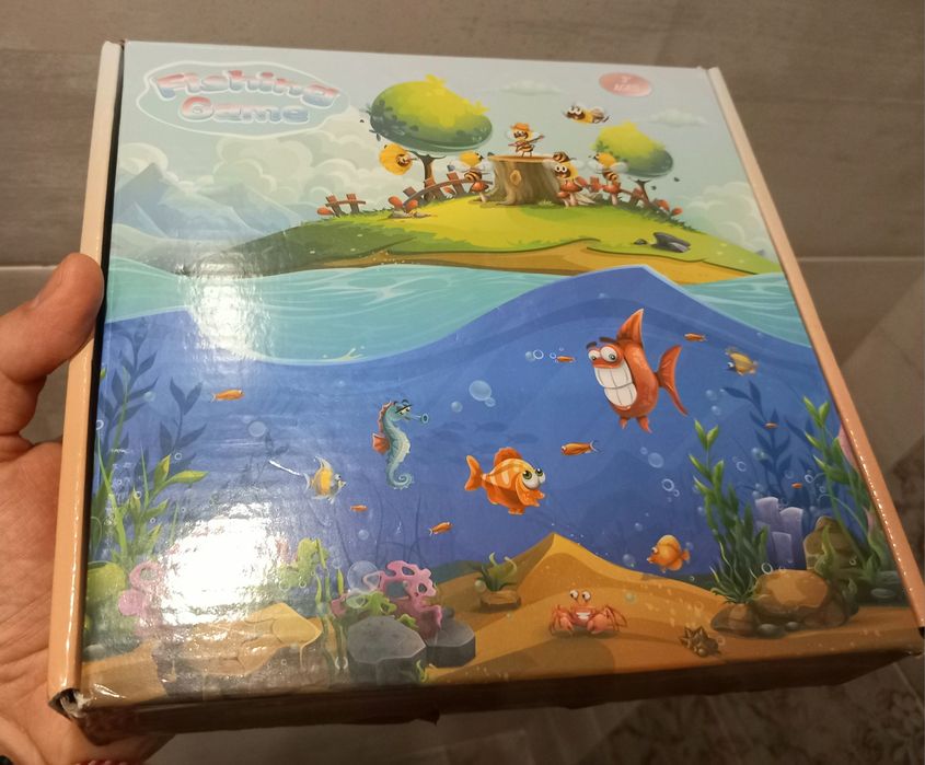 Монтесори Дървена, магнитна играчка - Риболов