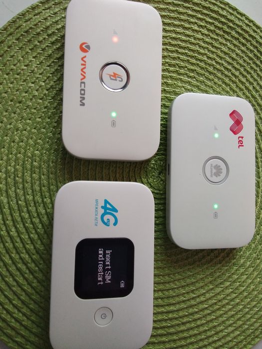 4G LTE бисквитки джобни рутери на всички Български GSM оператори