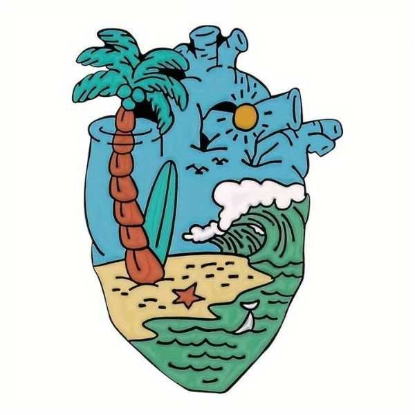 Значки : Outdoors series in Heart