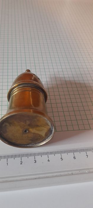 Ретро месингова солница