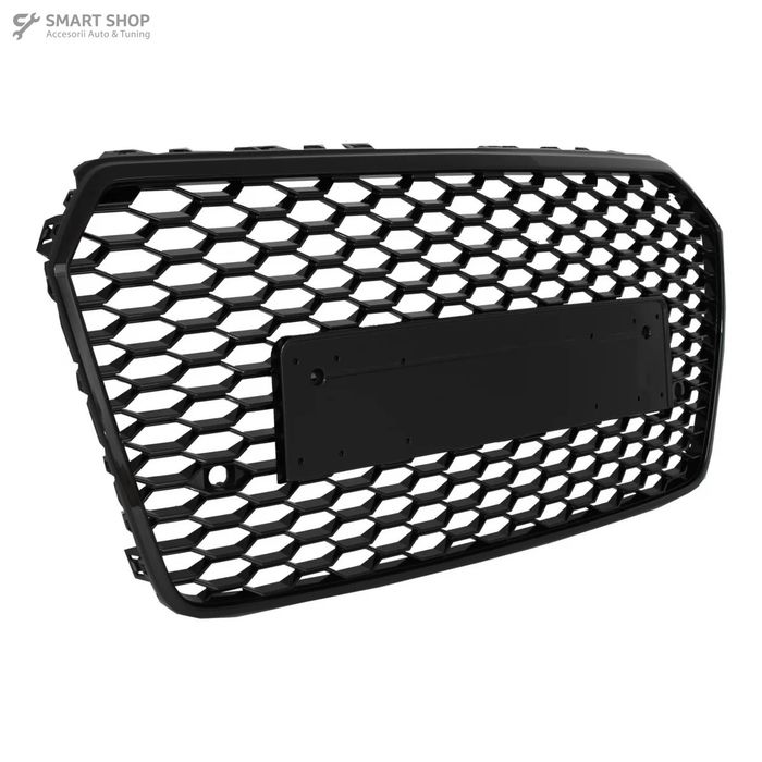 Grila Bara Fata compatibil cu AUDI A7 4G Facelift (2015-2017) RS7 Design Negru Lucios