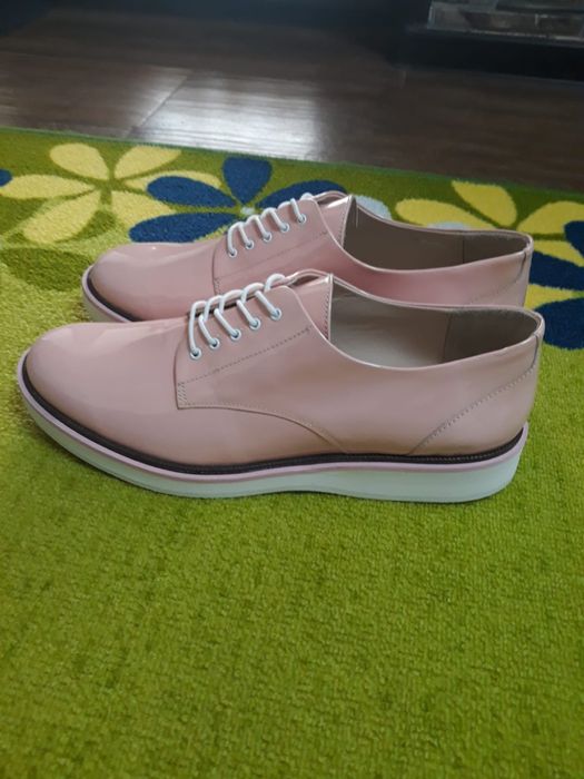 Pantofi de lac Mellow Yellow 40, roz poudree, ca noi, brand