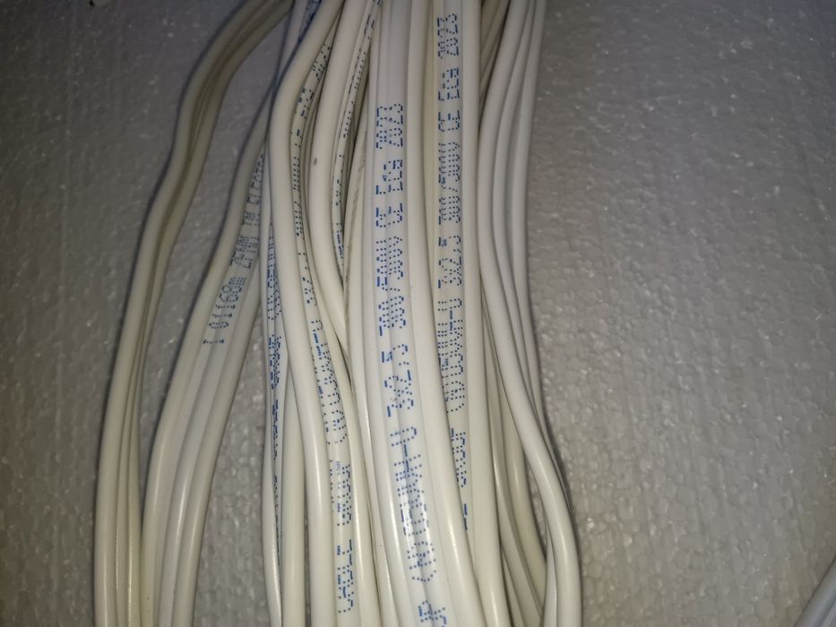 15 Metri cablu electric plat din cupru 3x2,5mm