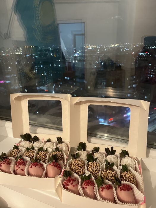 Клубника в шоколаде Ең Арзан Баға 100% Шоколад