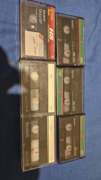 Casete video vhs - 8mm