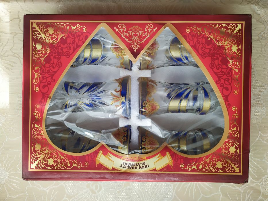 Набор зимних фужеров.