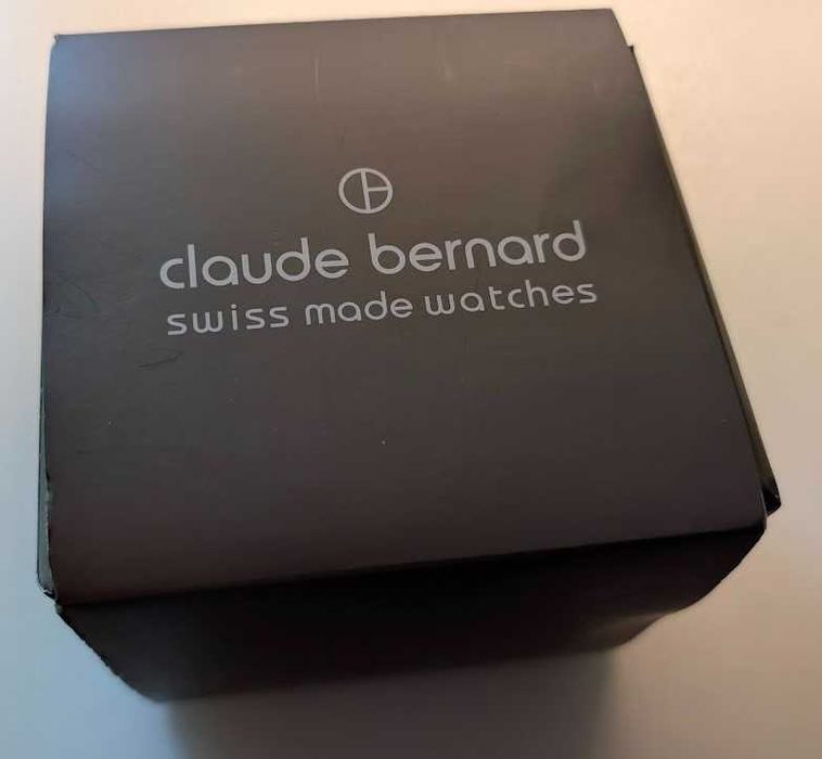 Ceas Damă Claude Bernard Swiss Made - Cadran Negru, Geam Safir – Cutie Originală