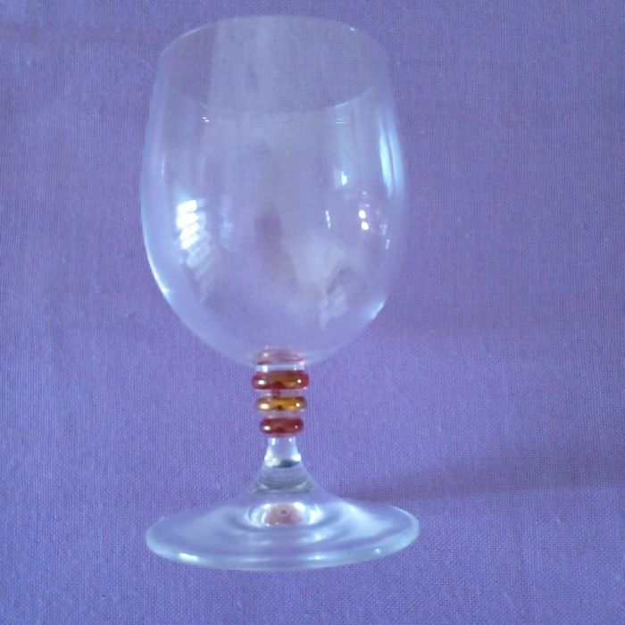 Богемское стекло, АБСОЛЮТНО НОВЫЕ  фужеры 5шт.