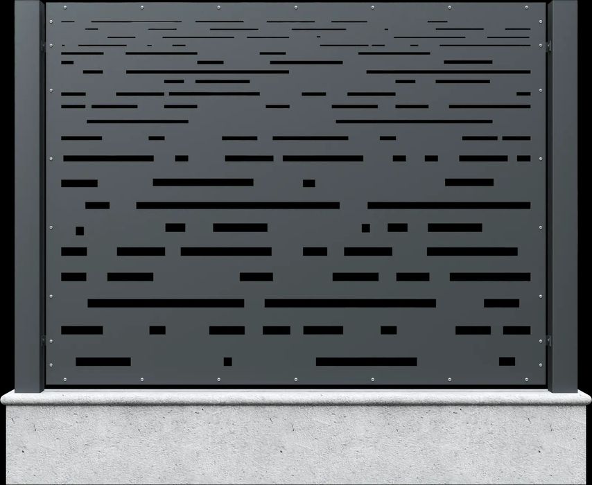 Garduri și porți din tablă decupata fer forjat Șipcă metalică