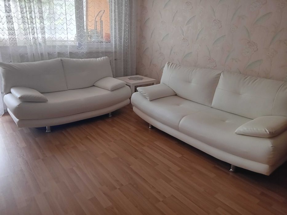 Дивани - Холна Гарнитура - Еко кожа в много добро състояние