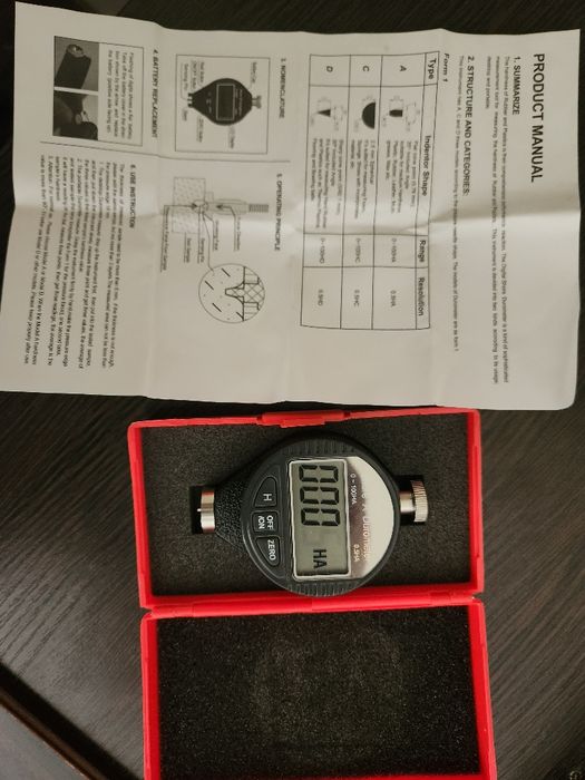 Дюрометр Шора, измеритель твёрдости