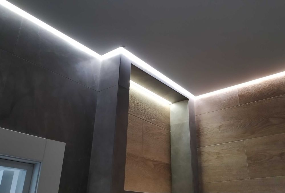 теневой парящий профиль для потолка