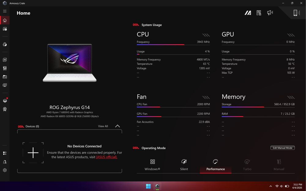 Asus Zephyrus G14 2022 GA402RK