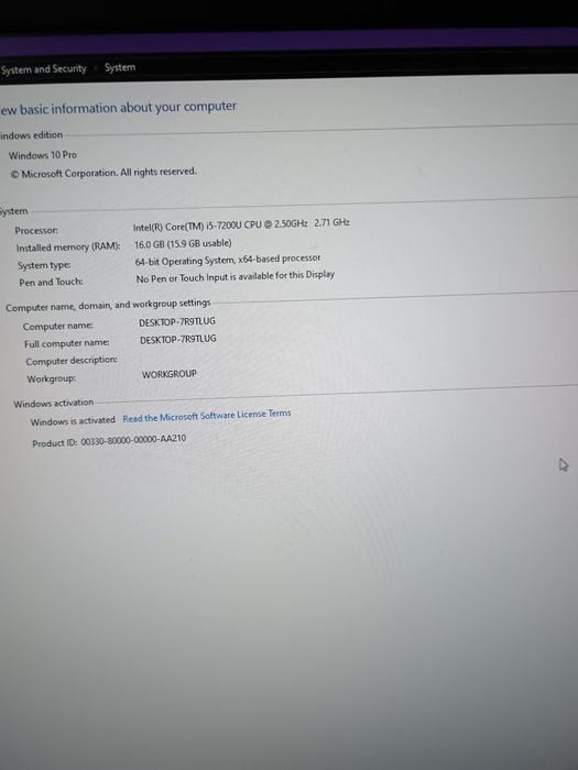 Laptop 14' Dell Latitude 5490 i5 gen7 16 gb ram ddr4 ssd 250 gb bat 4h