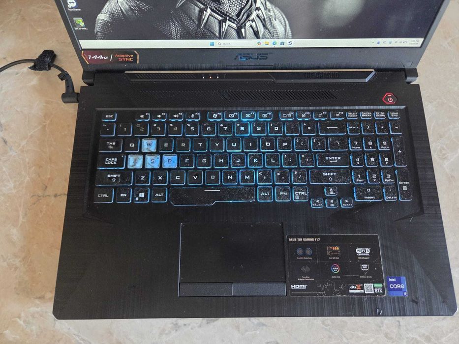Laptop Asus TUF Intel i9-11900H, 144 hz, RTX 3060 6 GB ,16 GB DDR4, FX706HM-HX006