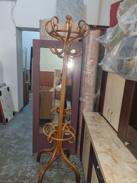 Vand cuier pom lemn masiv