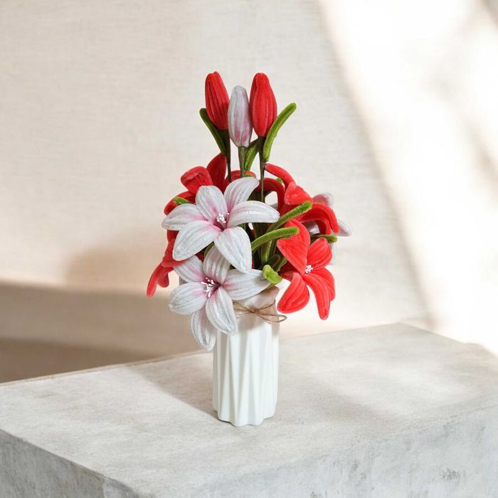 Вечни цветя от телени пръчки