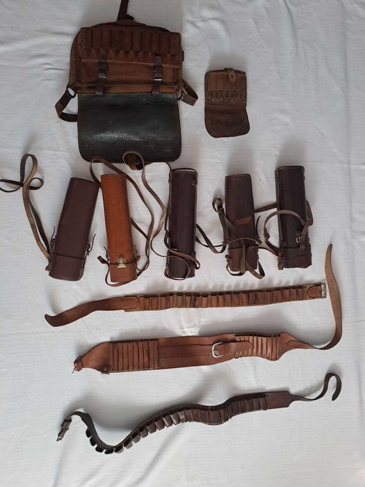 cartusiera din piele geanta vanatoare