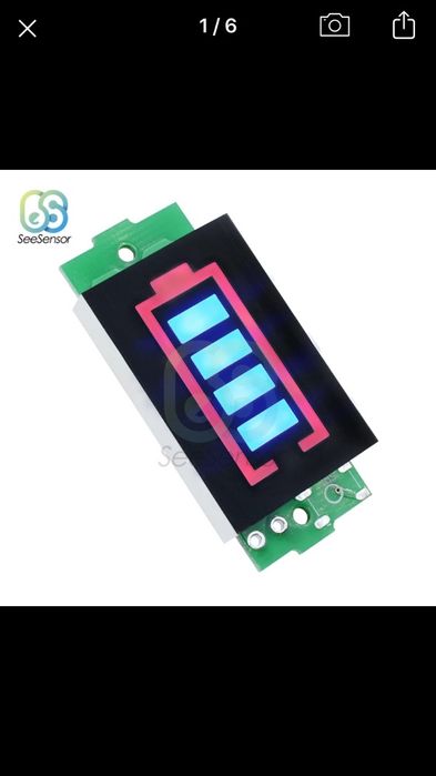 Вольтметр,индикатор заряда батареи