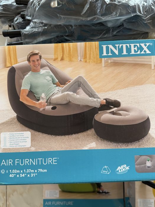 Fotoliu Gonflabil Intex Air Furnithre + Taburet NOU SIGILAT