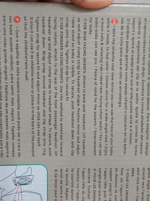 Oglindă retrovizoare pentru bebeluși