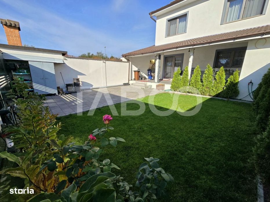 Casa moderna de vanzare mobilata 147 mpu teren 234 mp Selimbar Sibiu