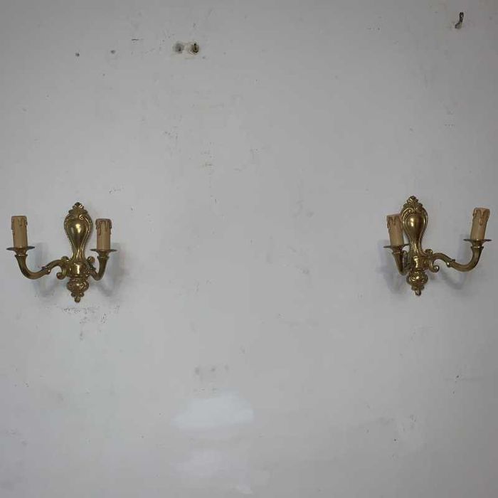 Set aplice cu patru brate din bronz