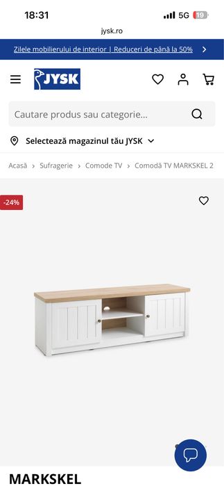 Vand comodă TV MARKSKEL