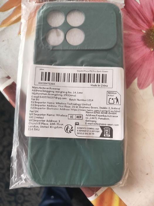 Husă Poco f8 pro verde inchis