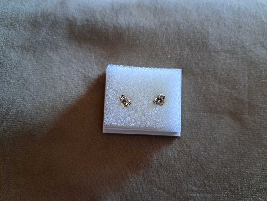 Сребърни Обици с кутия (Луна)