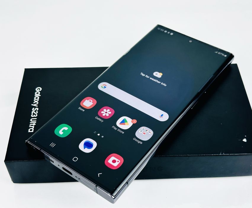Samsung Galaxy S23 Ultra 5G 512GB 12RAM Black Перфектен! Гаранция!