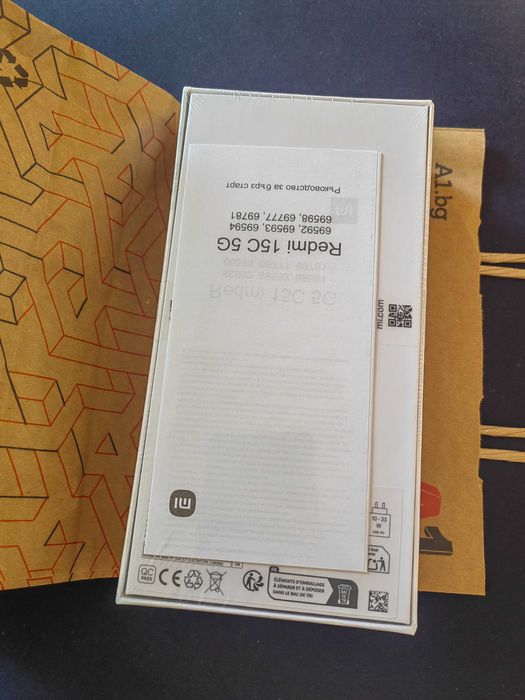 Redmi 15C 5G,8GB RAM,128GB ROM,6000mAh,33w fast charging,120Hz refresh rate