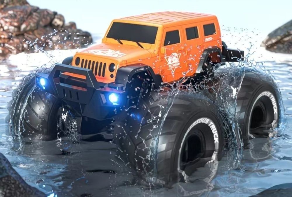 Джип амфибия на радиоуправлении, машинка на пульте управления