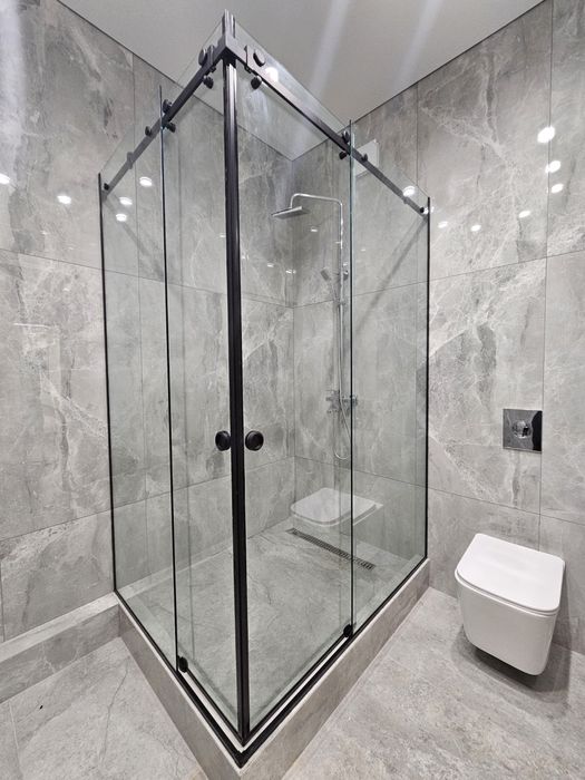 Угловая Душевая кабина с раздвижными дверями