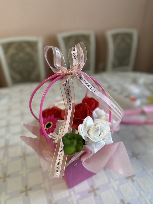 Мыльные розы! Цветы с доставкой!