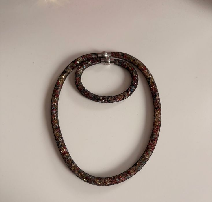 Colier si bratara cu pietre Swarovski