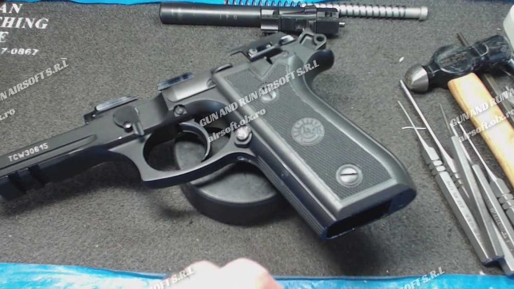 VARIANTA NOUA! 5J !! ~ Pistol Modificat Interior ~ Taurus/METAL/Co2