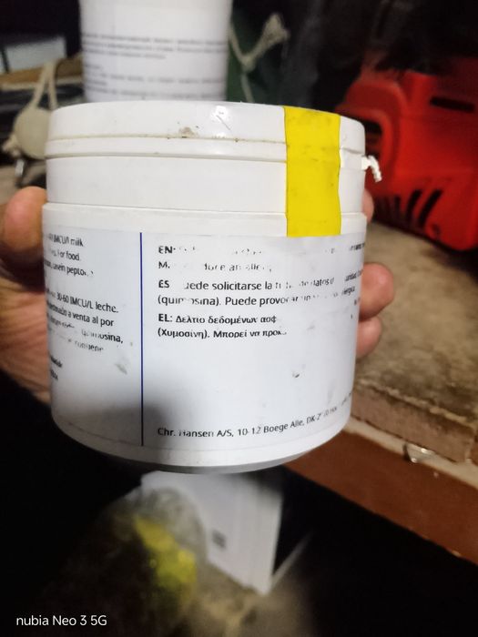 Пепсин, пишлок, сыр, таерлаш учун