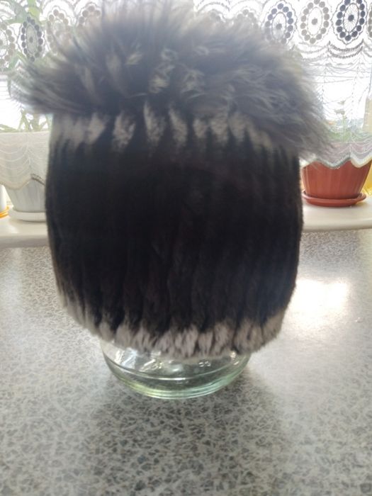 Шапка натуральный мех