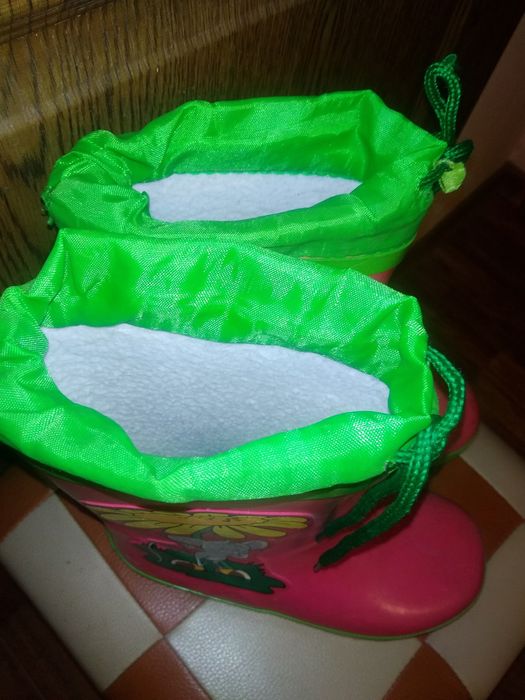 утеплённые резиновые сапожки 31 р.