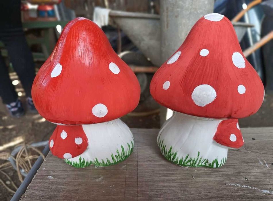 Matrite decoratiuni gradina pitici leu ciuperci alba ca zapada fantana