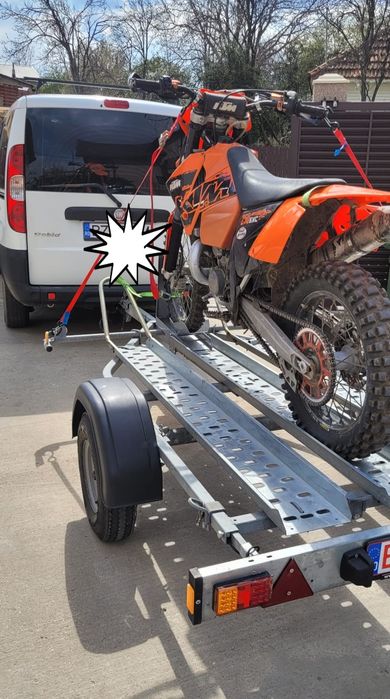 Închiriez remorca moto/transport motociclete, cross