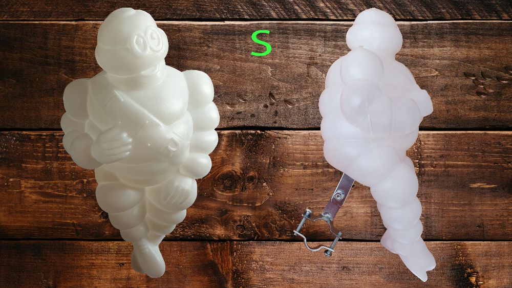 Светеща фигурка човече Мишелин 24см за камион бус кабина