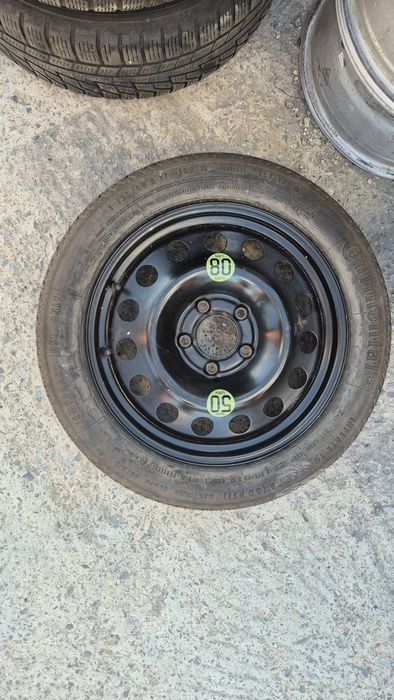 Резервна гума /ПАТЕРИЦА/ БМВ 5/120 BMW e60,e83,e90,x3 5x120

Употребяв