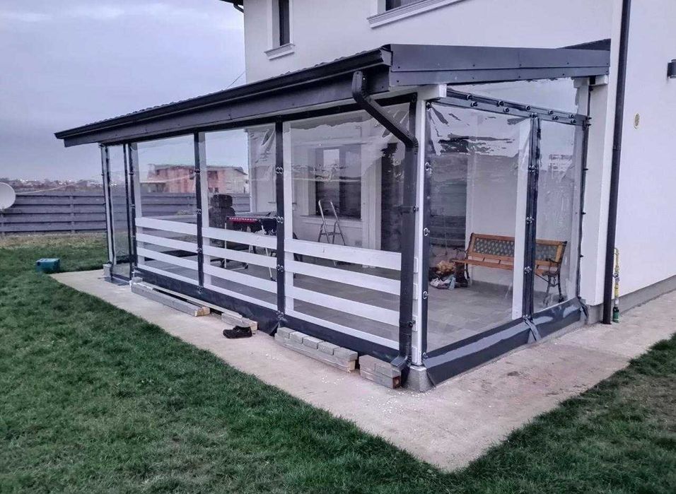 Pentru Foisoare si Terase Folie Cristal Transparenta UV!